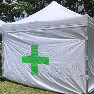 3m x 3m First Aid Instant Shelter