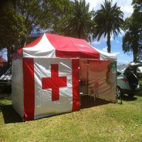 6m x 3m Instant Shelter - First Aid