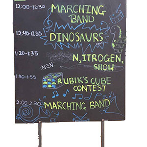 Chalk Boards are a fantastic idea to display messages or welcome notes at any event