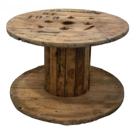 For a rustic vibe, it's hard to go past Sydneywide Hire Group's Cable Reel Table. Great for casual and corporate events